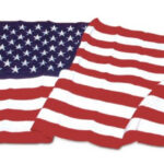 Polyester High Wind American Flag Made in the USA