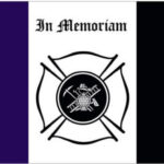 Fire Fighter Mourning Flag