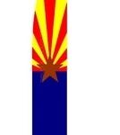 AZ State Flag Feather Flag