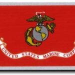 US Marine Corps Flag Decal