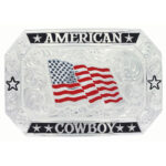 American Cowboy Flag Buckle