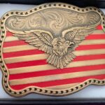 American Eagle Flag Buckle