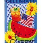 Celebrate Summer House Flag