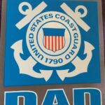 Coast Guard Dad Decal