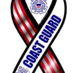 Coast Guard Outdoor Ribbon Magnet