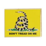 Don’t Tread On Me Coiled Snake Lapel Pin