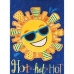 Hot Hot Hot Summer House Flag