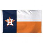 Houston Astros 2 Strips Flag  3×5 Flag