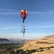 Santa Chimney Hot Air Balloon Spinner