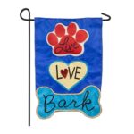 Live Love Bark Garden Flag