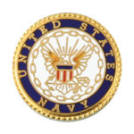 Navy Lapel Pin