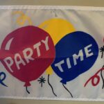 Party Time Novelty Flag