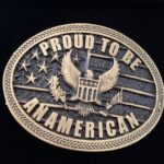 Proud to be an American Attitude Buckle
