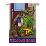 Soldier Welcome Home House Flag