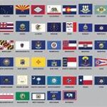 State Nylon Flags Made in the USA 12″x18″
