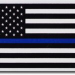 Thin Blue Line 2.25″ x 4 Reflective Decal