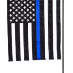 Thin Blue Line Garden Flag