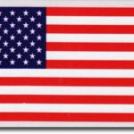 US Flag Decal 8″x12″