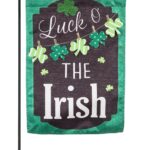 Luck O the Irish Garden Flag